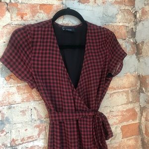 Vici plaid dress